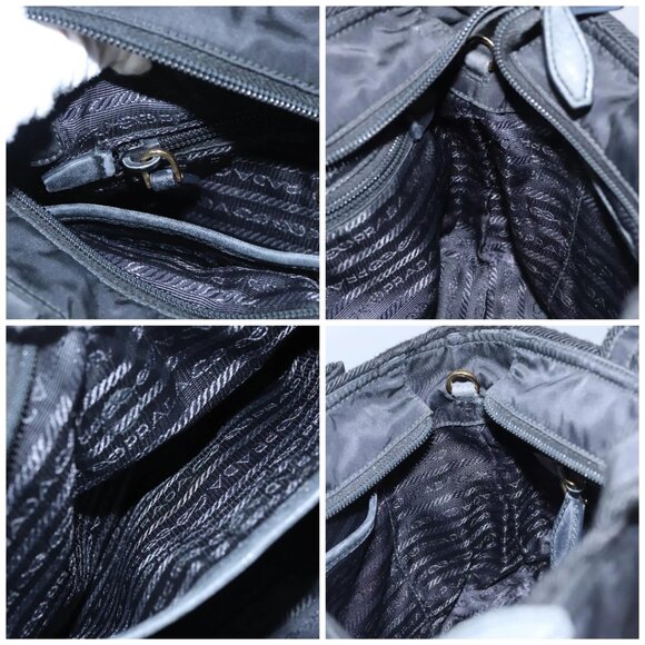 PRADA Hand Bag Nylon 2way Black Auth BA009 - Picture 16 of 16